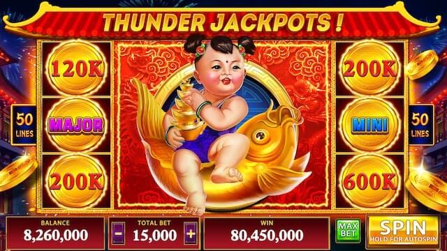 Lucky Dragon slot với biểu tượng cặp song sinh
