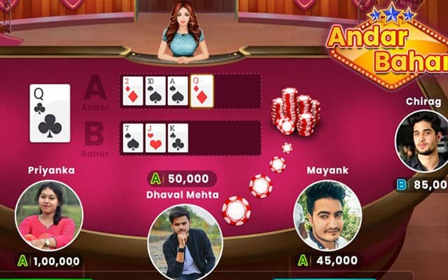 Một số kiểu cược trong game bài Andar Bahar