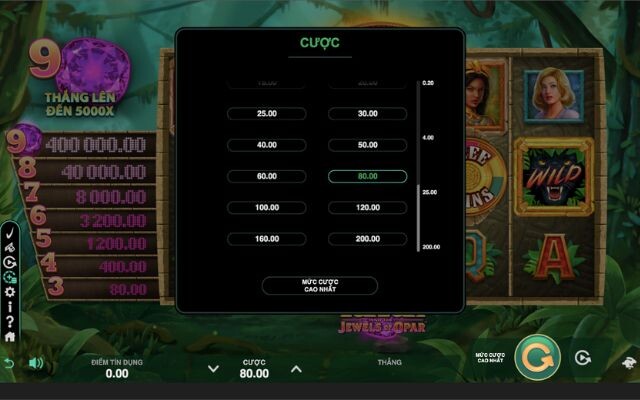 Tarzan and the Jewels of Opar slot nhiều biểu tượng thú vị