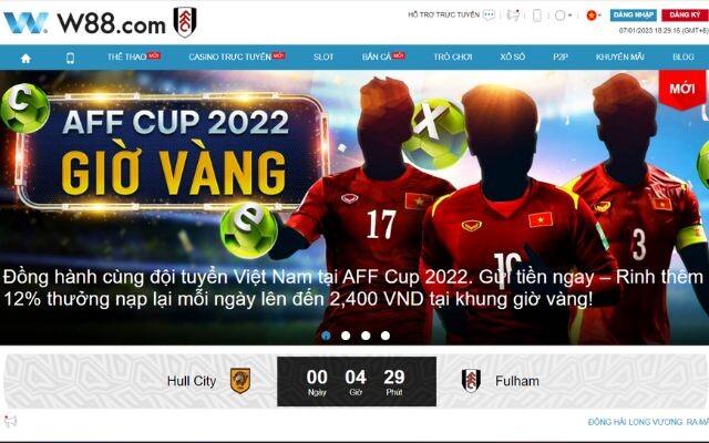 W88 nhà cái chất lượng uy tín hàng đầu 2023
